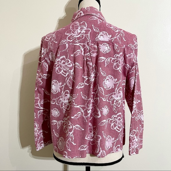 Coldwater Creek Blush Pink Floral Print Top - Picture 3 of 16